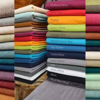 65 Polyester 35 Poplin 80 20 tc Twill Ripstop Cotton Fabric Textiles for Workwear or Security Pants photo-2