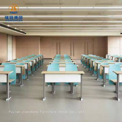 JS Group School Furniture University Lecturer Hall Chair With Foldable Writing Tablet photo-5