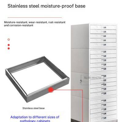 Paraffin Block Storage Cabinet for Raleigh Research Triangle Labs | 14 Drawer High Density System | Smooth Ball Bearing Slides & Labels photo-2