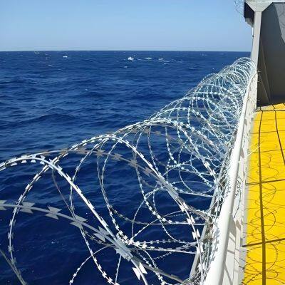 Galvanized Razor Wire With 2.5mm Core Diameter for Perimeter Security