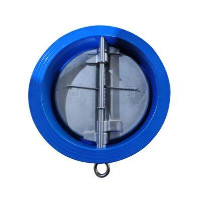 Válvula de retención de mariposa de disco doble H76X/H, válvula de retención de cierre lento de microresistencia de mariposa, válvula de mariposa de acero inoxidable photo-2