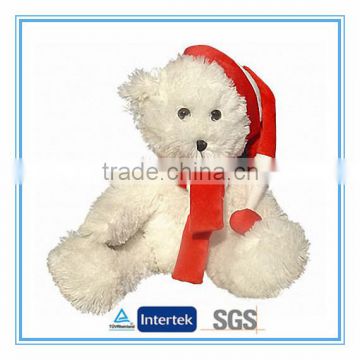 Cute custom christmas polar bears decoration