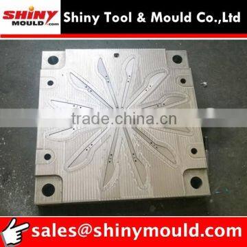 12 cavity plastic knife mould disposable cutlery mould