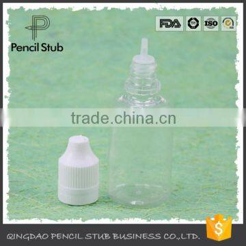 e-juice 30ml plastic dropper bottles PET long tip child proof tamper cap ISO certificate