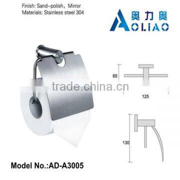 High quality faddish Bathroom accessory stainless steel metal funny toilet paper holder