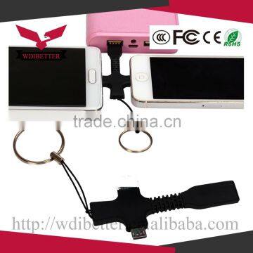 Fashion Creative Portable Mini Cross USB Cable For Samsung Cable
