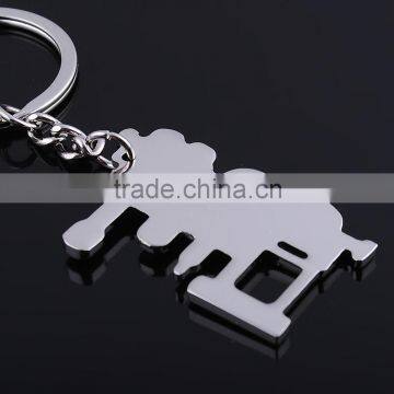 Factory Wholesale custom Logo Germany train key pendant metal zinc alloy key chains