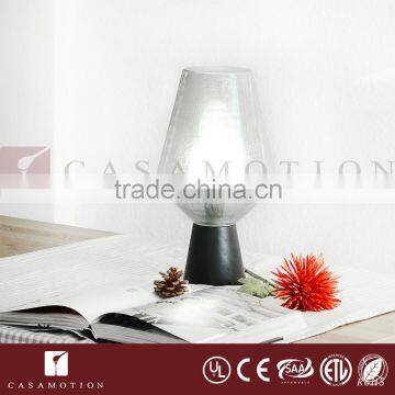 CASAMOTION Vintage Industrial Hand Blown Art Glass Table Lamp photo-3