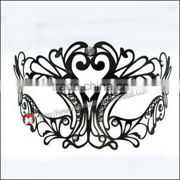 Orleans Laser-Cut Metal Black welding Female mask