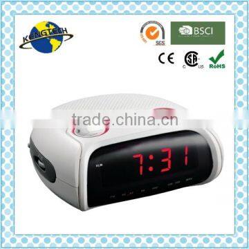 Customised Design PLL Dual Alarms Light Rim Clock Radio