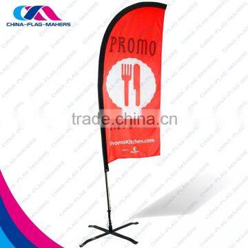 Top Quality Custom Beach Advertise Fiberglass Feather Flag Banner photo-6