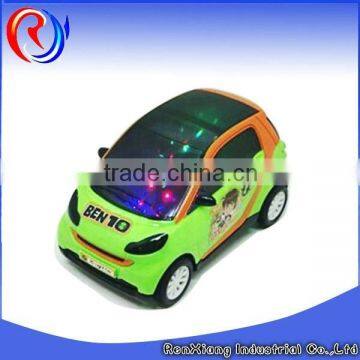 New Product cheap kids plastic friction cars 3 d light music