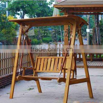 Hot sales! Wooden swing chair / garden swing / patio swing with canopy