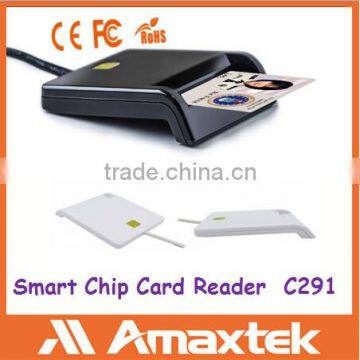 Amaxtek EMV Chip IC Card Reader USB Single Slot Reader