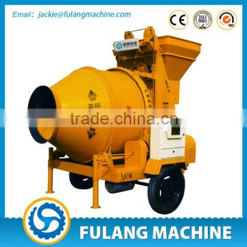 JZC350 mobile concrete mixing batching plant