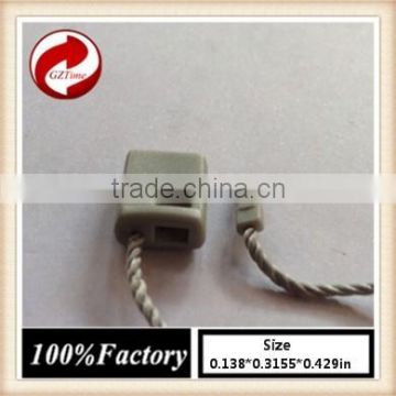 china quality string seal tag, hang tag string, garment plastic seal tag grey string seal sexy open front g string