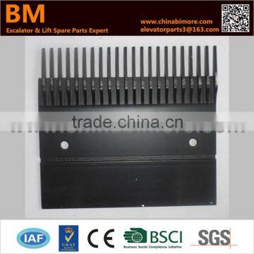 SLR266423,Escalator Comb Plate for 9500,199.4x181.36mm,Tooth Pitch 9.068,Hole Spacing 145,22T,Aluminum,Black,Right