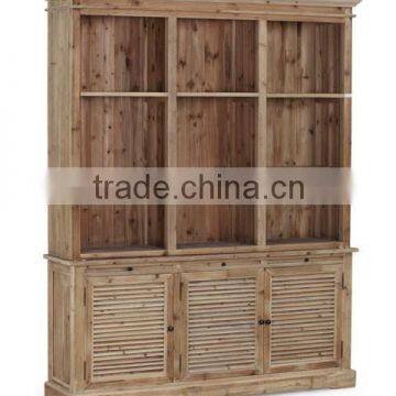 living room reclaimed wooden wall cabinet