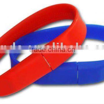 topsale promotion bracelet usb ,wristband usb