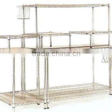 Composite structure wire rack,wire shelf,wire shelving