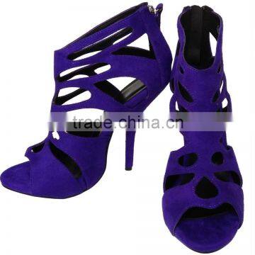 Many Color Peach Suede Leather High Heel Sandals 120mm Stiletto Summer Sandal Shoes Very Sexy