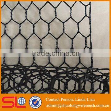 Hexagonal Netting - Black Vinyl Coated (VC) Chicken Wire Fence