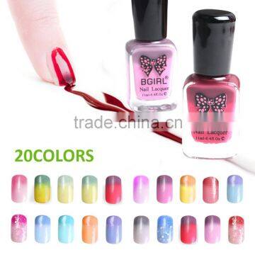 Peel off nail polish private lable color change nail polish