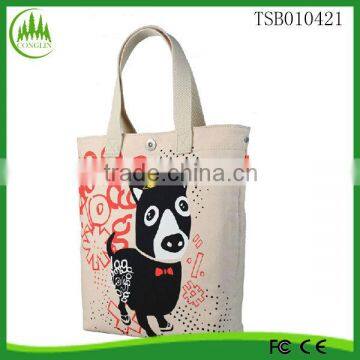 New product for 2014 fashion latest cute women canvas cotton bag