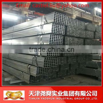 hot dip galvanized square pipe factory prices