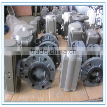 Valve with Pneumatic Actuators, Pvc Pneumatic Actuator Butterfly Valve