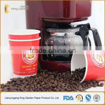 Flexo Printed Coffee Paper Cups With Lids photo-3