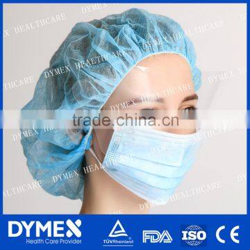 Nonwoven Disposable Face Mask with anti-fog Shield