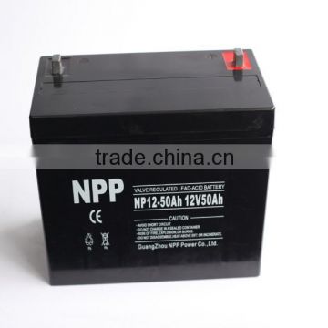 50 ah deep cycle lead acid battery for solar