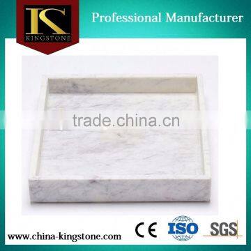 Hot sale hexagon marble coasters/customized stone plate