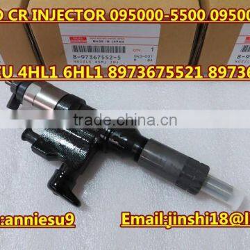 Denso Genuine & New Common Rail Injector 095000-5500 095000-5501 for IS*UZU 4HL1 6HL1 8973675521 8973675522