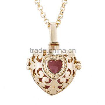 OEM Pregnant Jewelry Wish Ball Bola Heart Locket Necklace