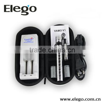 Electronic cigarette stainless steel vamo,best vv/vw mod vamo v3 starter kit