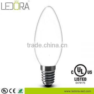 UL Listed High Lumen Glass 360 Degree 2w 4w 6w E12 Dimmable Led Lamp photo-5