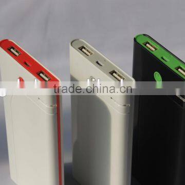 Portable universal mobile power bank 12000mah