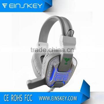 2015 latest design Professional LED light gaming headset