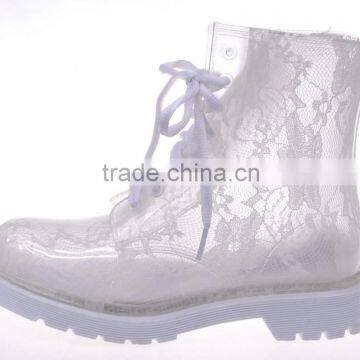 2016 Lady High Heel Rain Boots With Lace photo-2