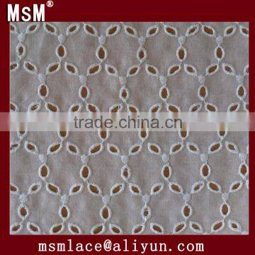 2015 popular white swiss cotton voile lace