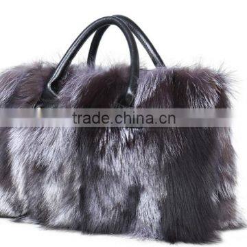 QYQX 2015 Popular Women Fox Fur Bag Shoulder Bag