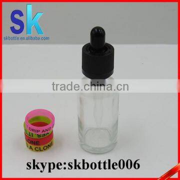 Eliquid Bottle 30ml Transparent Glass Dropper Bottle