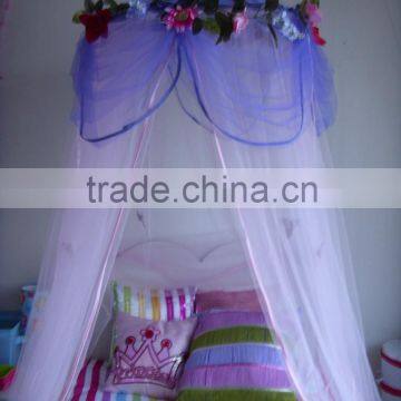 Princess mosquito net, Kids flower bed canopy