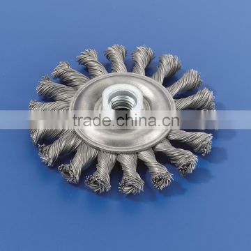 TWIST KNOT WIRE SINGLE SECTION BRUSHES WITH THREAD