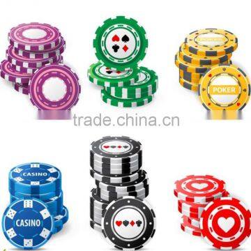 11.5g Dice Poker Chip with Stamp Printing