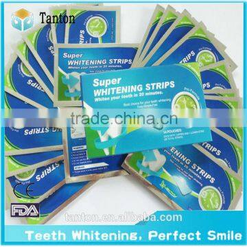 NEW ! HIgh effect Home use Bright smile Teeth whitening strips ,whitening dry strips,tooth whitening products from Tanon factory