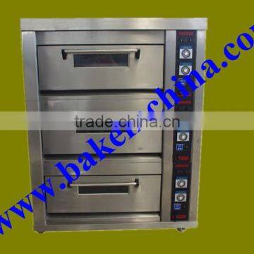 Full-automatic 9 Trays Electric 3 Deck Bakery Oven