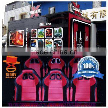 2014 6 dof hydraulic system 6 standard seats 5D cinema equipment